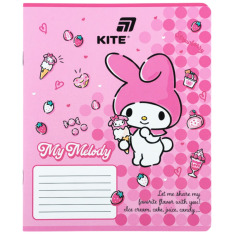 Зошит шкільний Kite Hello Kitty HK26-232, 12 аркушів, клітинка. Фото 9