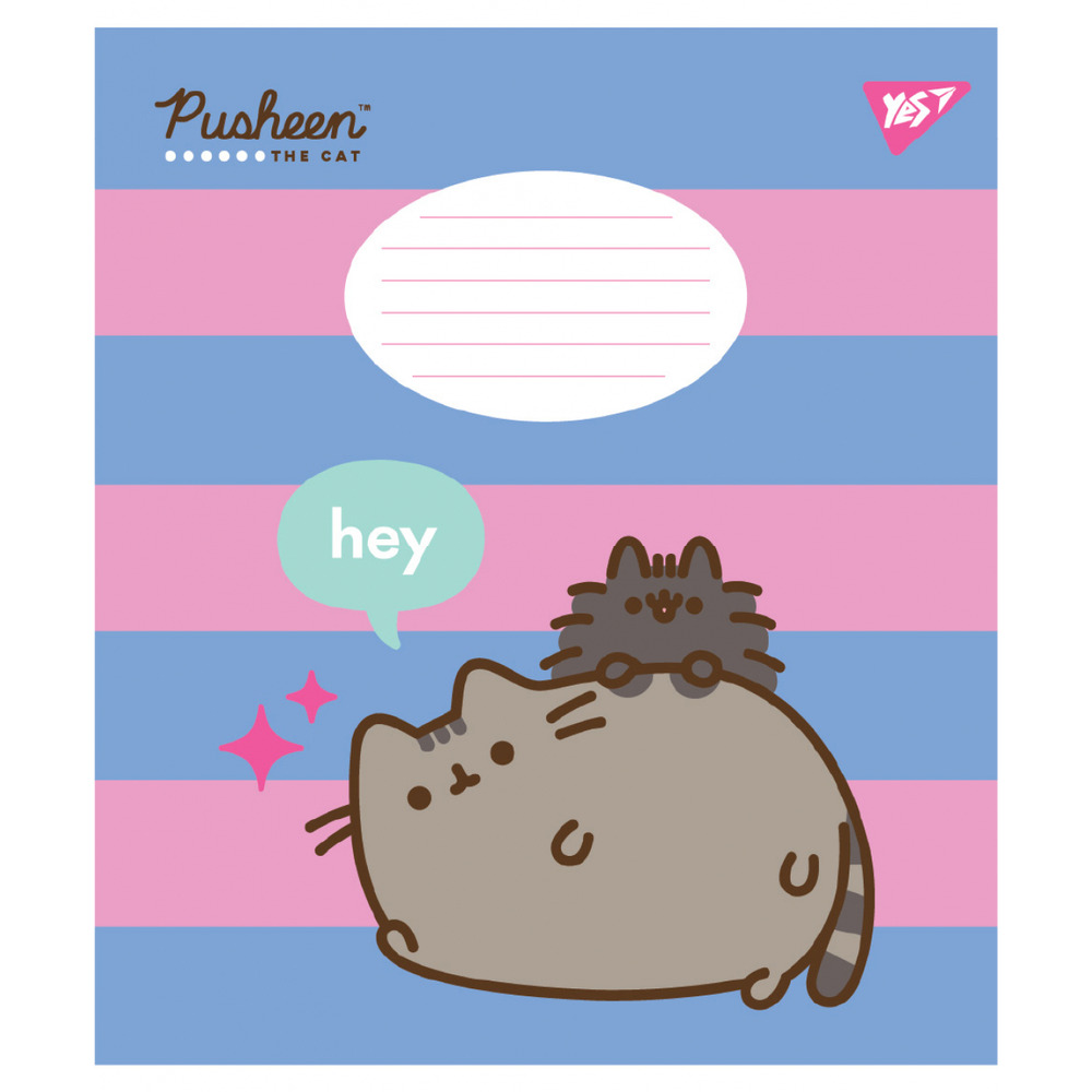 Зошит учнівський шкільний Yes Pusheen The Cat А5 12 аркушів коса лінія 767614. Фото 4