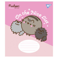 Зошит учнівський шкільний Yes Pusheen The Cat А5 12 аркушів коса лінія 767614. Фото 5