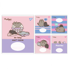Зошит учнівський шкільний Yes Pusheen The Cat А5 12 аркушів коса лінія 767614