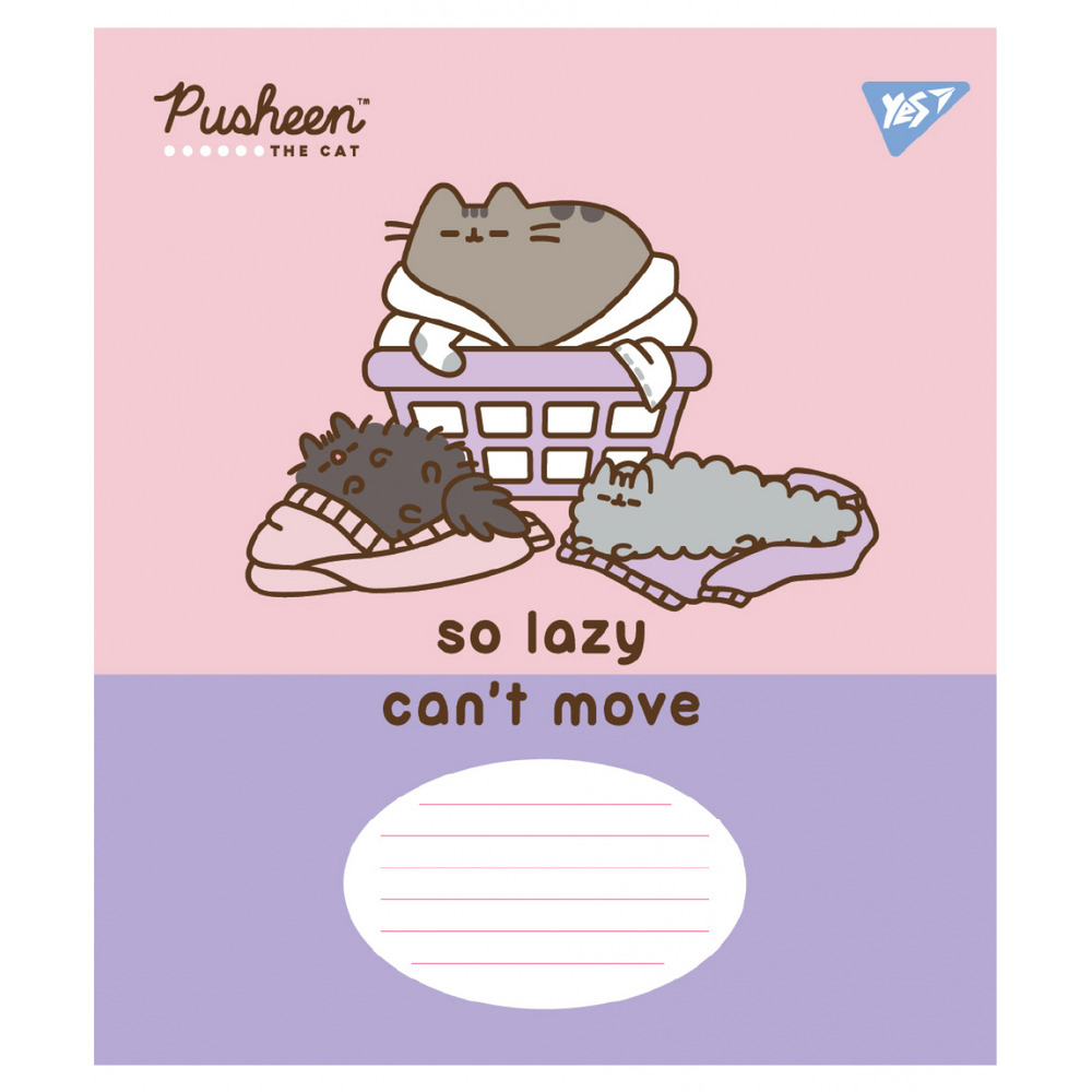 Зошит учнівський шкільний Yes Pusheen The Cat А5 12 аркушів лінія 767613. Фото 2