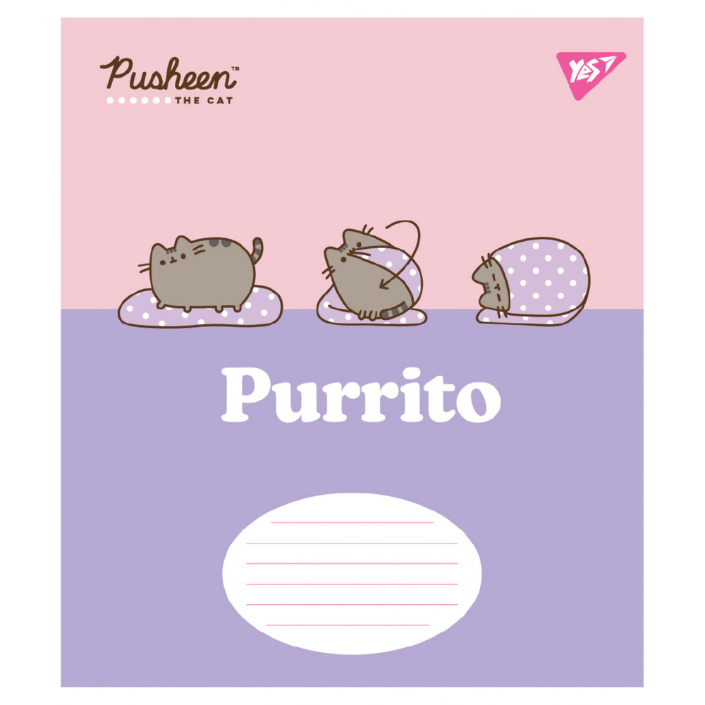Зошит учнівський шкільний Yes Pusheen The Cat А5 12 аркушів лінія 767613. Фото 6