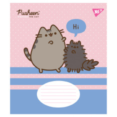 Зошит учнівський шкільний Yes Pusheen The Cat А5 12 аркушів лінія 767613. Фото 3