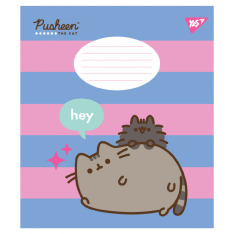 Зошит учнівський шкільний Yes Pusheen The Cat А5 12 аркушів лінія 767613. Фото 4
