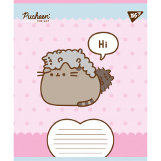 Зошит учнівський шкільний Yes Pusheen Weekend А5 12 аркушів лінія 767608. Фото 2