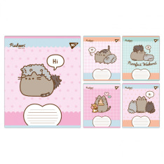 Зошит учнівський шкільний Yes Pusheen Weekend А5 12 аркушів лінія 767608