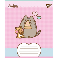 Зошит учнівський шкільний Yes Pusheen Weekend А5 12 аркушів лінія 767608. Фото 5