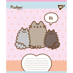 Зошит учнівський шкільний Yes Pusheen Weekend А5 12 аркушів лінія 767608. Фото 6