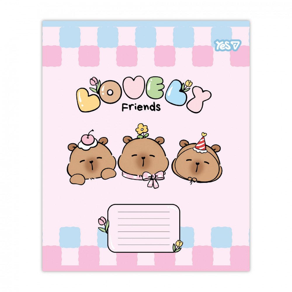 Зошит шкільний Yes Lovely Friends А5 12 аркушів клітинка 768642. Фото 2