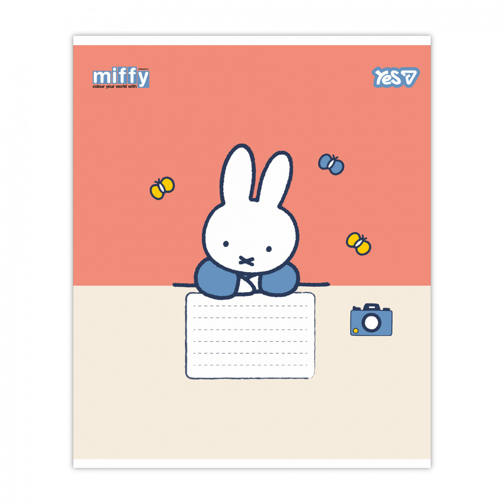 Зошит шкільний Yes My Miffy А5 12 аркушів коса лінія 768653. Фото 3