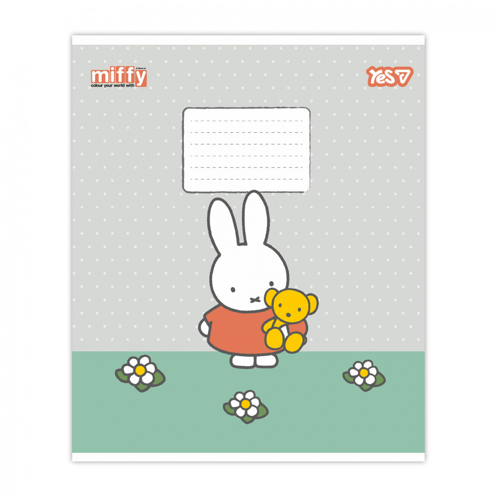 Зошит шкільний Yes My Miffy А5 12 аркушів коса лінія 768653. Фото 6