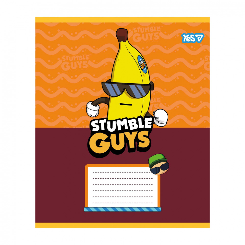 Зошит шкільний Yes Stumble Guys А5 12 аркушів клітинка 768728. Фото 4