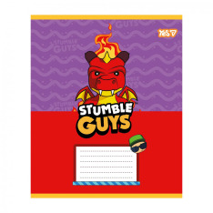 Зошит шкільний Yes Stumble Guys А5 12 аркушів коса лінія 768730. Фото 2