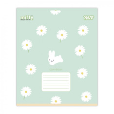 Зошит шкільний Yes Miffy Flowers А5 12 аркушів лінія 768709. Фото 3