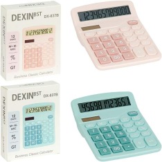 Калькулятор Dexin кольоровий 12 розрядів DX-837B