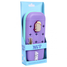 Пенал твердий з силіконовою панеллю Yes PHS-4 Pusheen Summer 533838