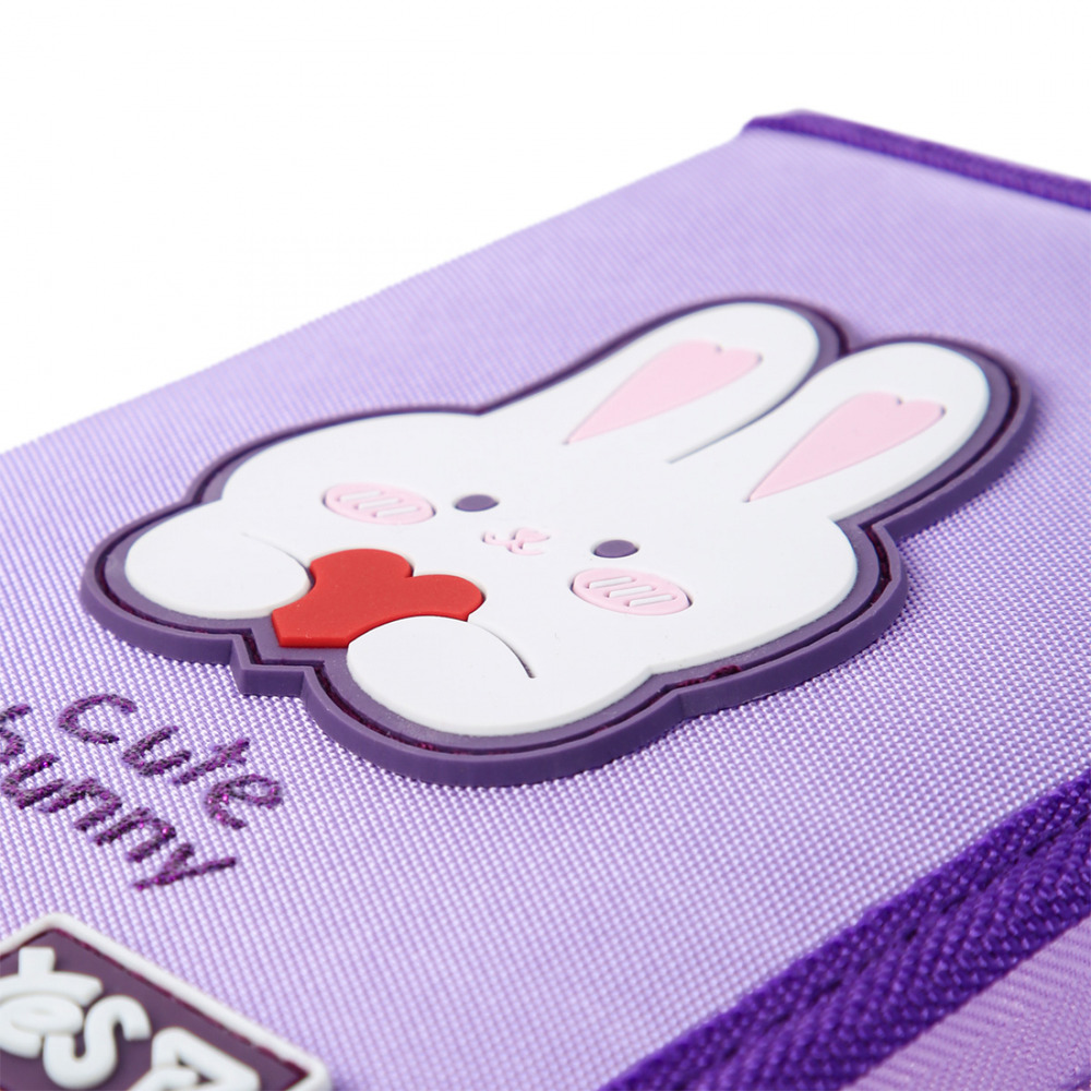 Пенал твердий одинарний з двома клапанами Yes HP-04 Cute Bunny 533740. Фото 5