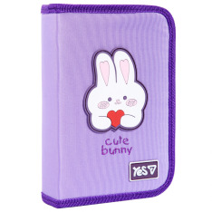Пенал твердий одинарний з двома клапанами Yes HP-04 Cute Bunny 533740