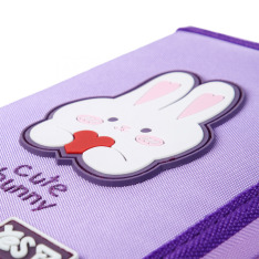 Пенал твердий одинарний з двома клапанами Yes HP-04 Cute Bunny 533740. Фото 5