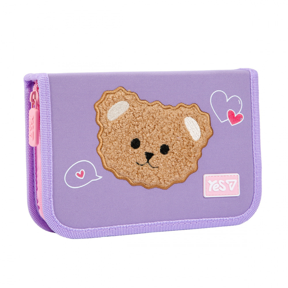 Пенал твердий одинарний з клапаном Yes HP-03 Bear Rules 533728