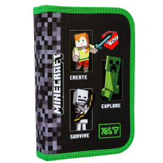 Пенал твердий одинарний з клапаном Yes HP-03 Minecraft Reality 533733