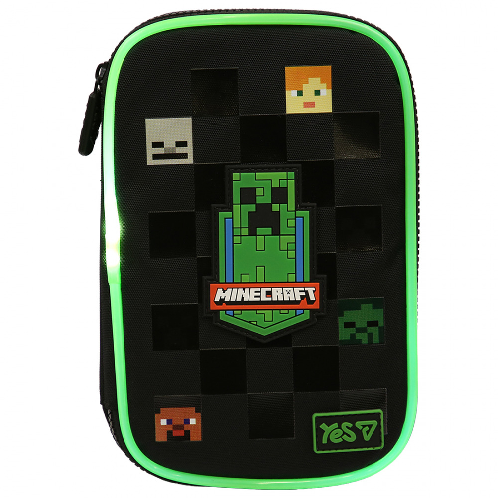Пенал м'який Yes PH-35 з LED Minecraft Reality 533778. Фото 10
