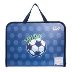 Папка-портфель Yes Football FC на блискавці з тканинними ручками 492376. Фото 2