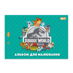 Альбом для малювання Yes А4 12 аркушів скоба з перфорацією Jurassic World Kids 130619. Фото 5