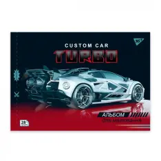 Альбом для малювання Yes А4 28 аркушів скоба з перфорацією Cars 130606. Фото 2