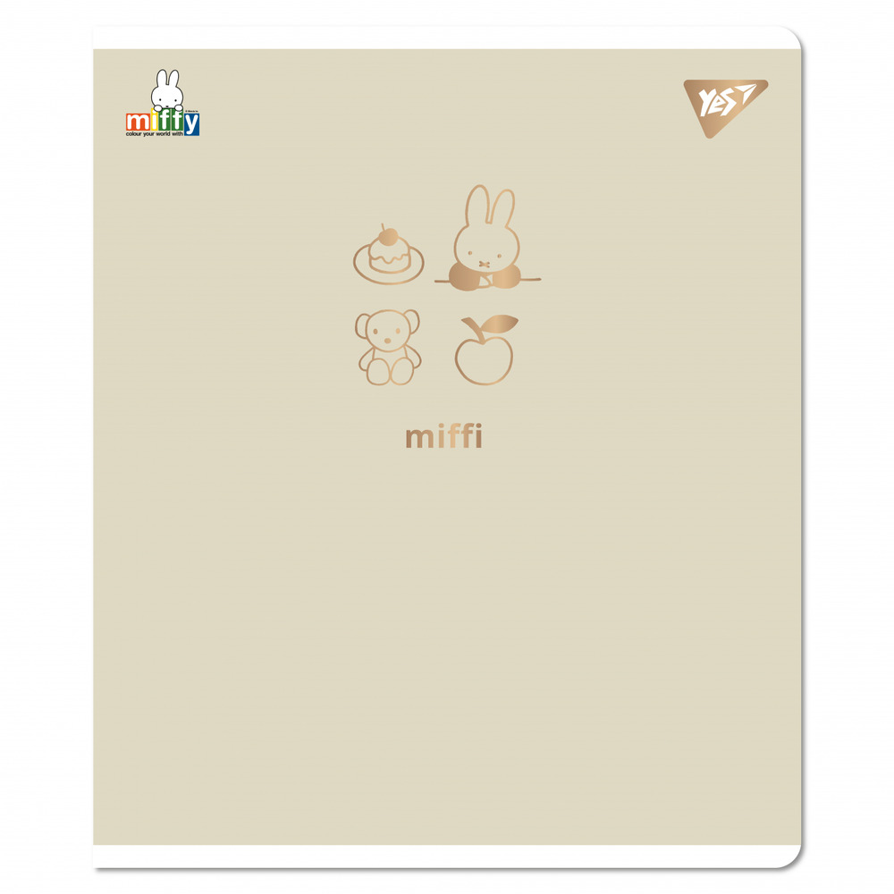 Зошит YES Gold Miffy А5 12 аркушів клітинка 767492. Фото 2