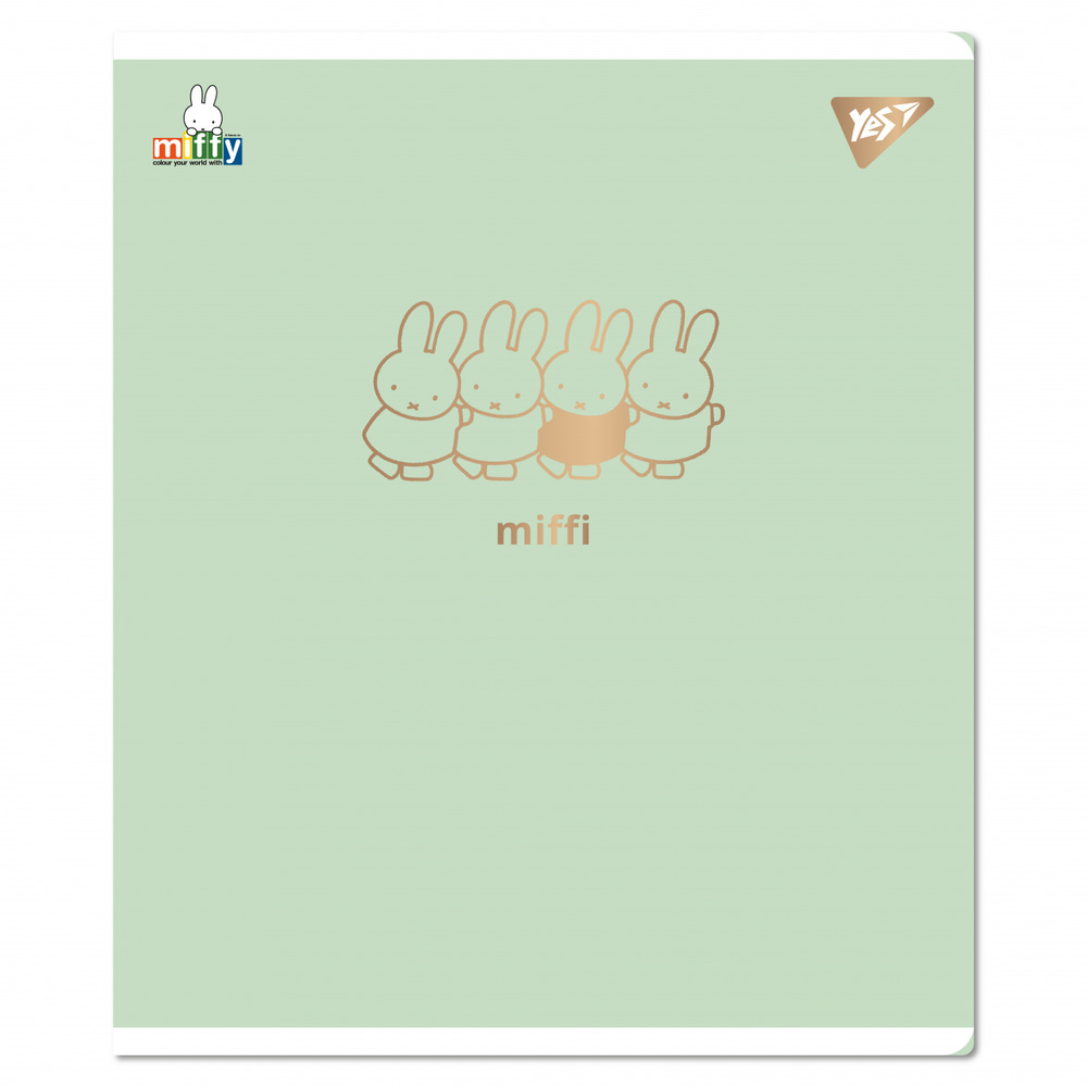 Зошит YES Gold Miffy А5 12 аркушів клітинка 767492. Фото 3