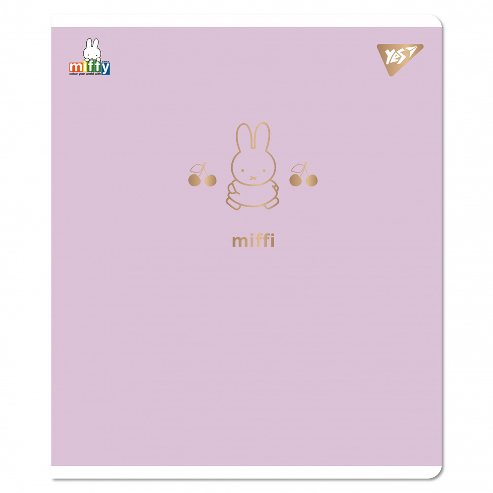 Зошит YES Gold Miffy А5 12 аркушів клітинка 767492. Фото 4