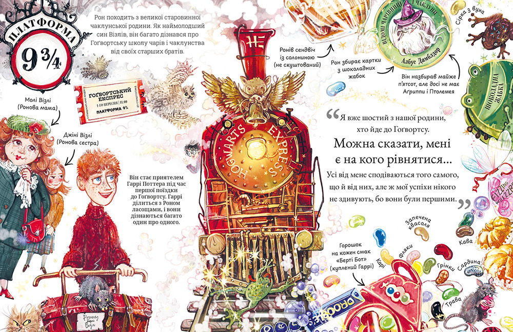 Книга Міні-Поттери: Рон Візлі. Путівники історіями - Джоан Ролінґ. Фото 4
