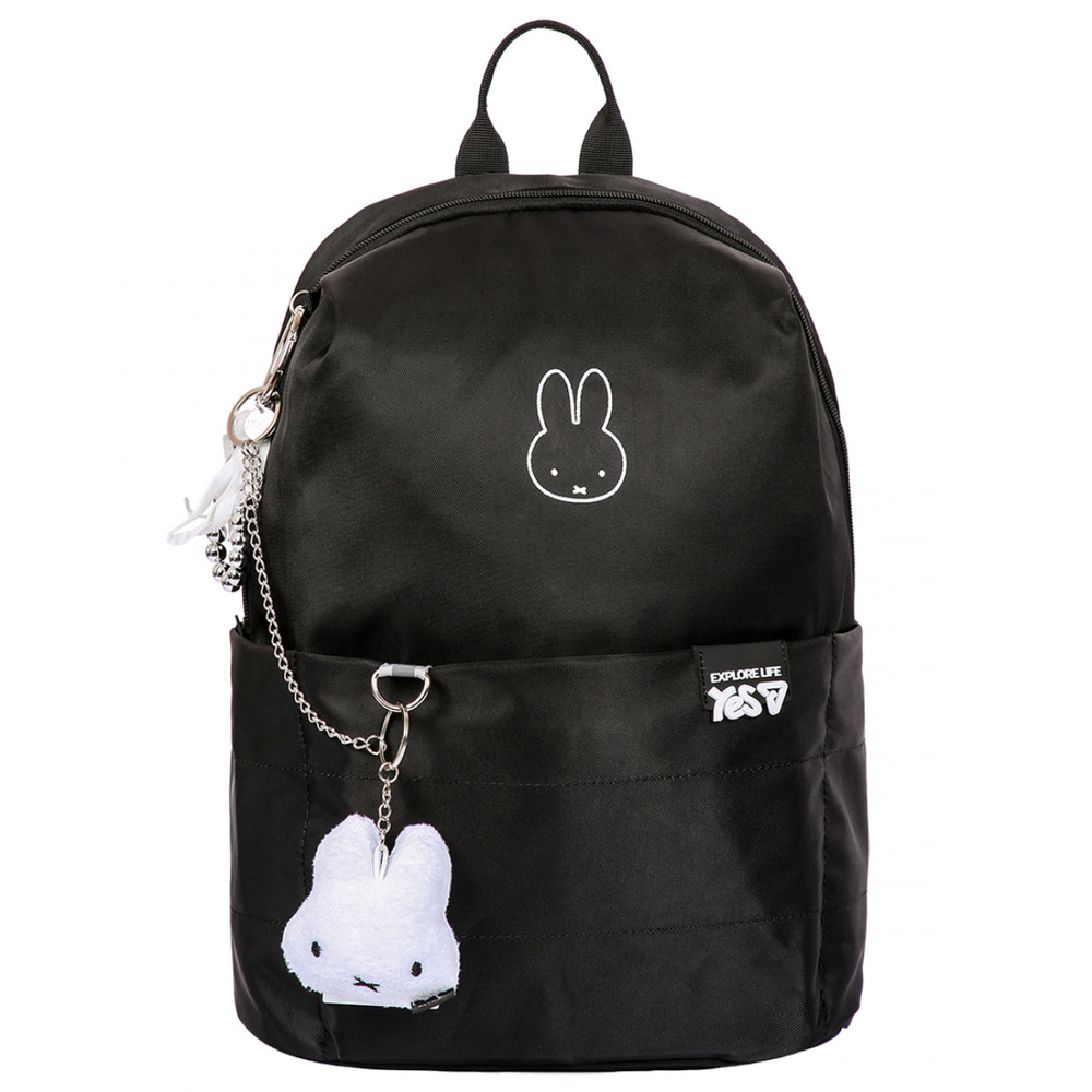Рюкзак шкільний Yes T-105M Miffy Black&White 550314. Фото 2
