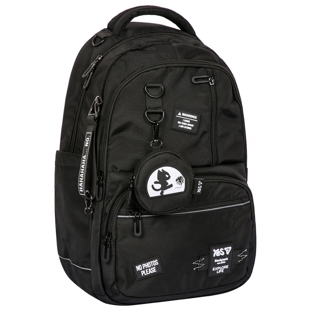 Рюкзак шкільний Yes TS-50L Black Cat 550374