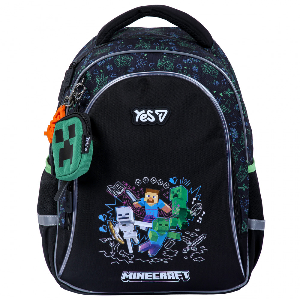 Рюкзак шкільний напівкаркасний Yes S-115M Minecraft Game 550304. Фото 2