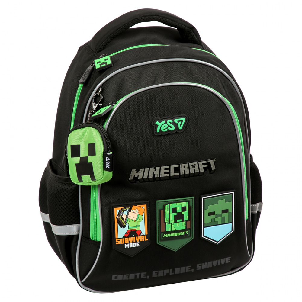Рюкзак шкільний напівкаркасний Yes S-115M Minecraft Mode 550298
