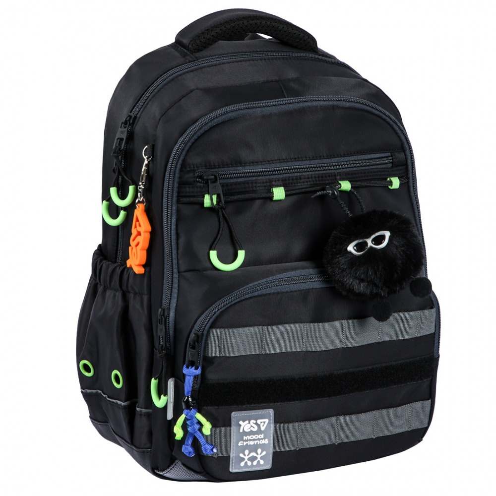 Рюкзак шкільний напівкаркасний Yes S-108М Mood Zone Black 550601
