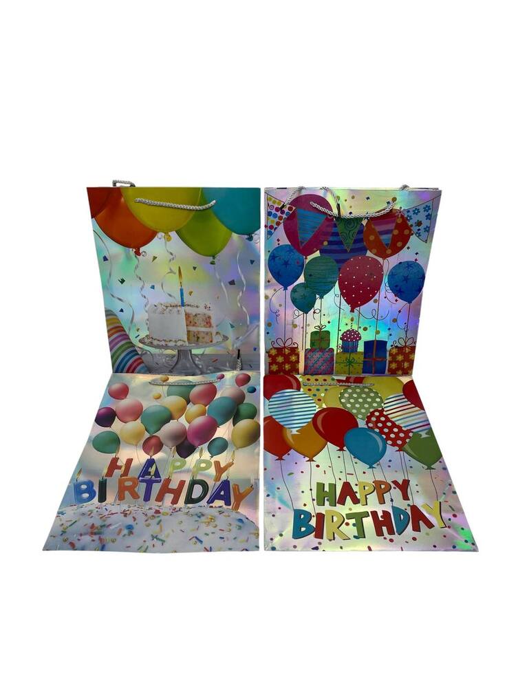Пакет подарунковий Buromax M:26х32х10см тиснення фольгою BM.2000325