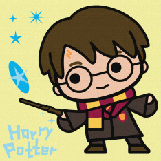 Картина за номерами Ideyka. WB Harry Potter: Чари під зірками 25х25см 