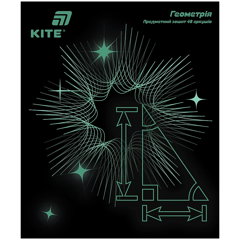 Зошит шкільний предметний Kite Lumen 48 аркушів, набір 10 шт K26-240-1-9. Фото 2