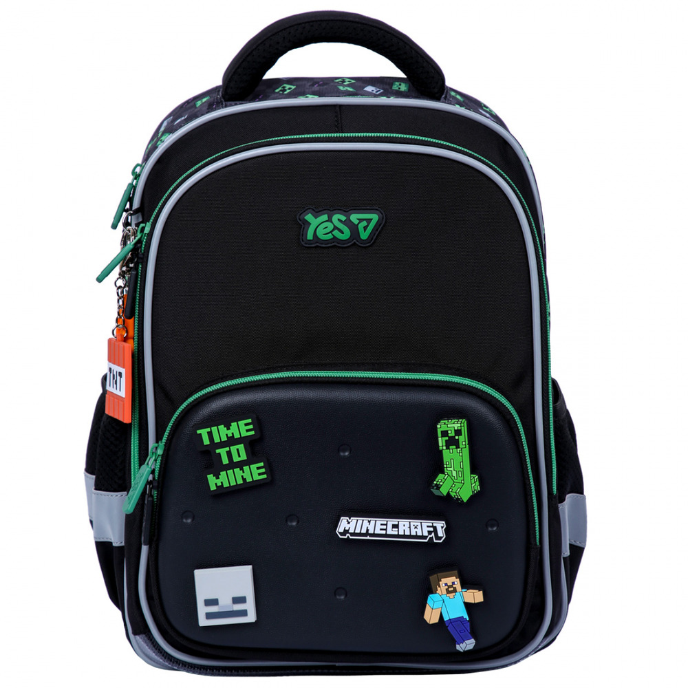 Рюкзак шкільний напівкаркасний Yes S-72M Minecraft Reality 550281. Фото 2