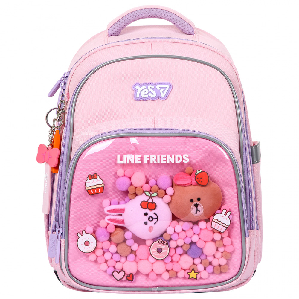 Рюкзак шкільний напівкаркасний Yes S-91M Line Friends Dreamy 550247