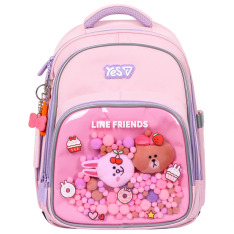 Рюкзак шкільний напівкаркасний Yes S-91M Line Friends Dreamy 550247