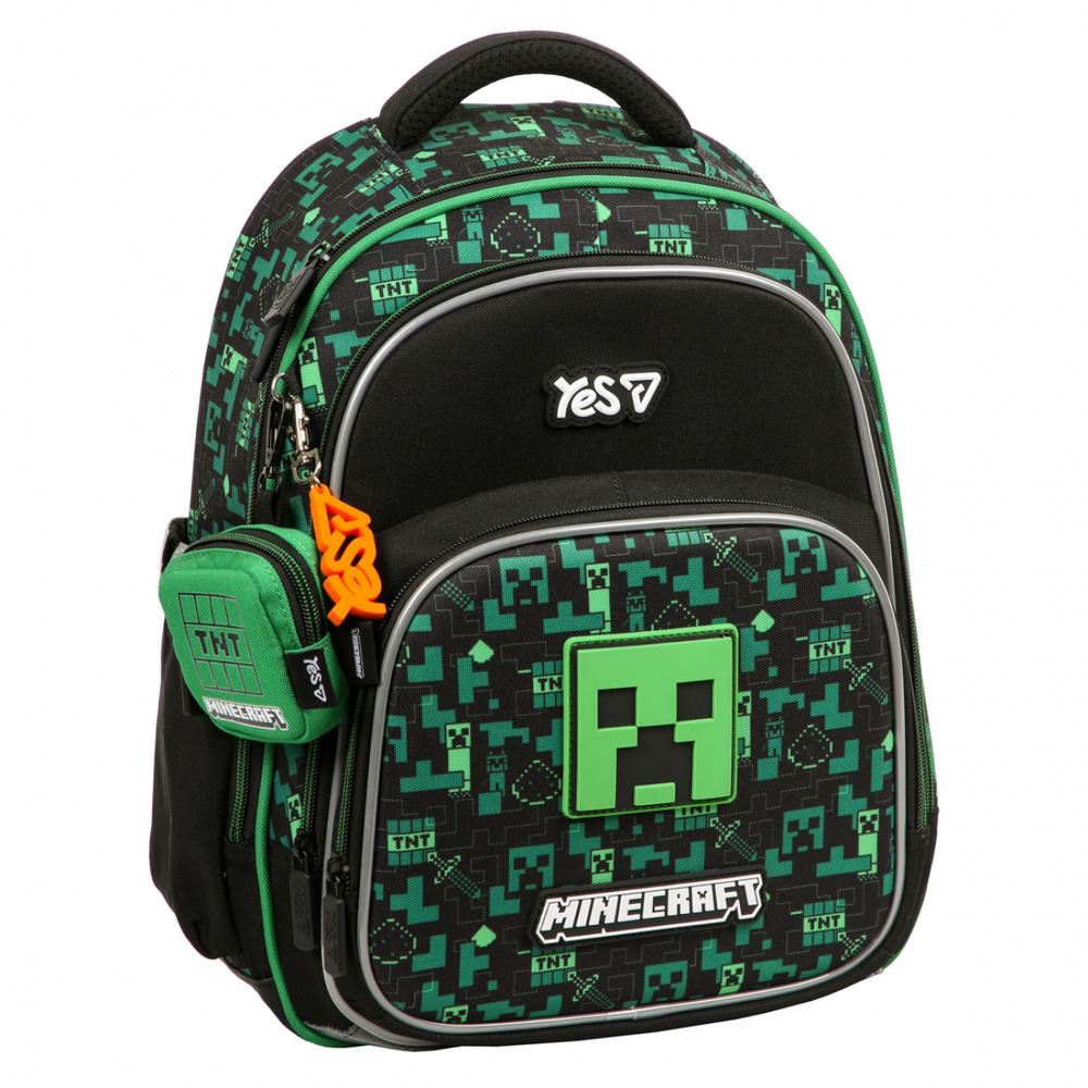 Рюкзак шкільний напівкаркасний Yes S-91M Minecraft TNT 550252