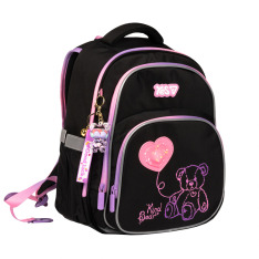 Рюкзак шкільний напівкаркасний Yes S-91M Pink Bear 550499. Фото 2