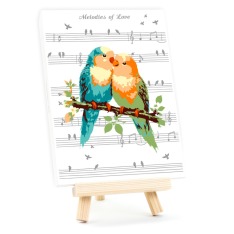 Набір картина за номерами Melodies of Love 15х20 см з мольбертом ROSA START N00014095. Фото 3