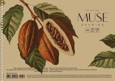 Альбом для малювання Muse Школярик А4 30 аркушів 150г/м2, крафт PB-SC-030-346. Фото 3