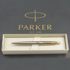 Ручка Parker Jotter Ukraine сталь з позолотою, кулькова, Тризуб з пшеницею 16 032_T066b. Фото 5
