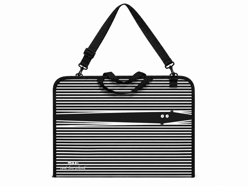 Портфель пластиковий MAXI А3 на блискавці MX30003-01. Фото 2